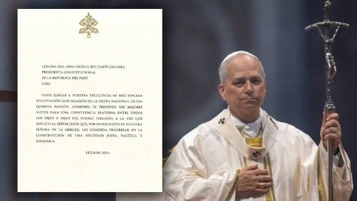 Papa León XIV envió especial saludo al Perú con motivo de sus Fiestas Patrias