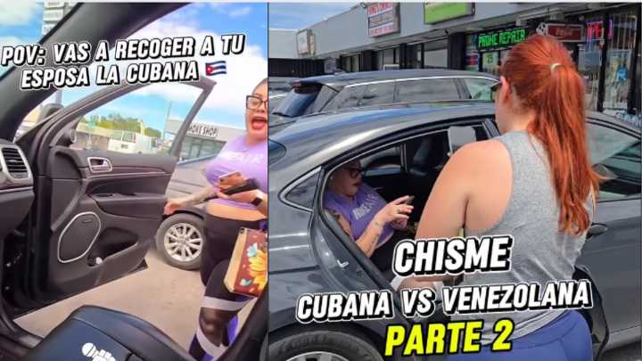 ¡Bájate del carro!: se viraliza la bronca entre una cubana y una conductora venezolana de Uber en Miami