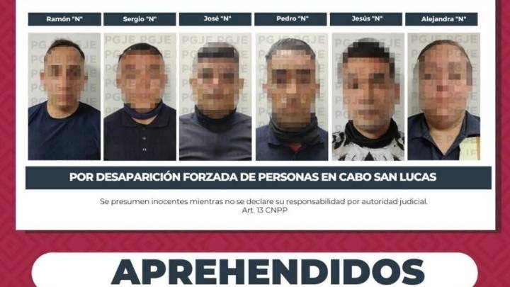 Detienen a seis policías por presunta desaparición forzada en Los Cabos