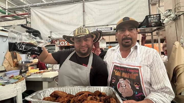 ¿Sabías que en Amealco venden chicharrón carnudo?