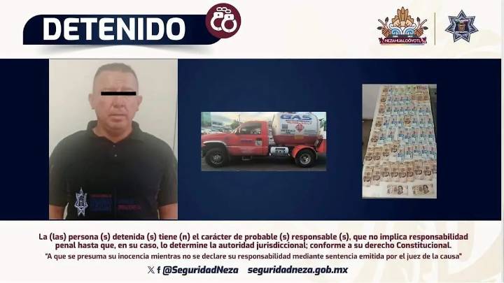 Detienen a funcionario de Nezahualcóyotl por presuntos actos de extorsión