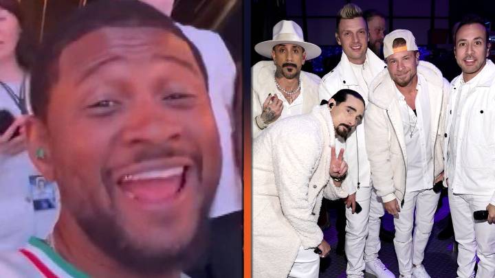 Watch Usher Prove He's Backstreet Boys' No. 1 Fan at Las Vegas Residency Show