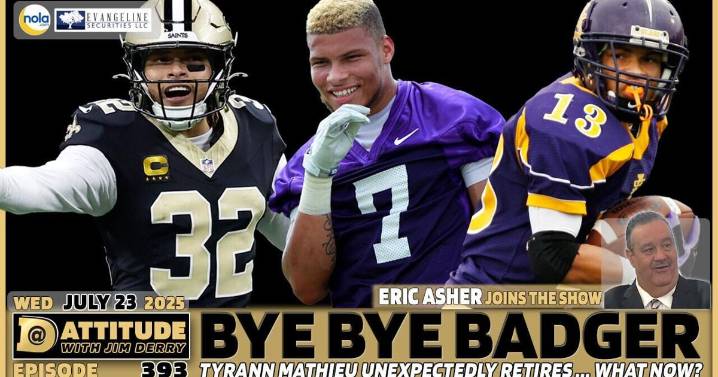 Tyrann Mathieu retires from Saints & NFL: Dattitude Podcast