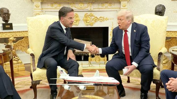 President Trump meets with NATO’s secretary general