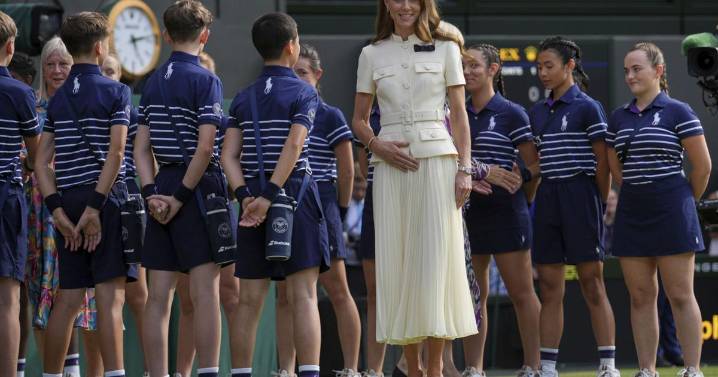 Kate, Princess of Wales, is scheduled to present the Wimbledon trophies to Alcaraz and Sinner