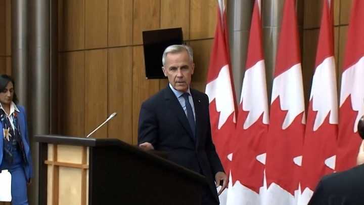 Video: Canada says it will recognise a Palestinian state, with conditions
