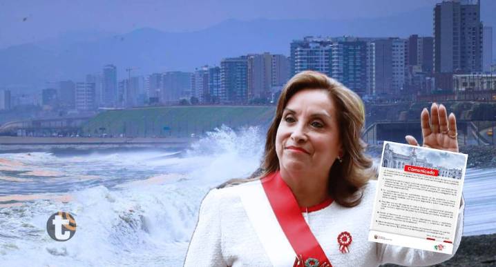 Presidencia del Perú se pronuncia sobre alerta de tsunami: “a mantener la calma” Presidenta Dina Boluarte envió comunicado en el que pide a la población seguir las recomendaciones del COEN y la Marina