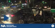 Choque en Av. 9 de Julio y Av. Córdoba: corte total