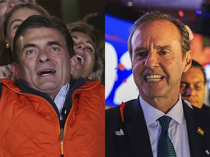 Fulminada la revolución indígena: el centrista Paz y el conservador Quiroga se disputarán la presidencia en Bolivia