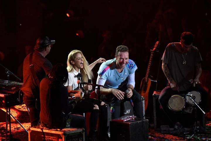 Shakira le dedicó ‘Antología’ a Chris Martin en pleno concierto