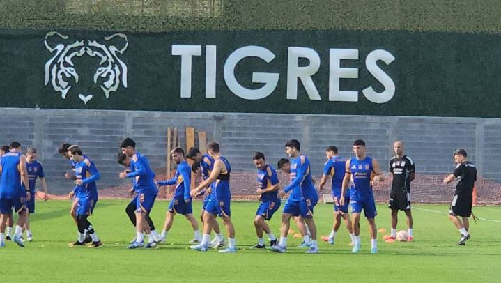 Tigres entrena sin seleccionados de cara a su partido ante Santos