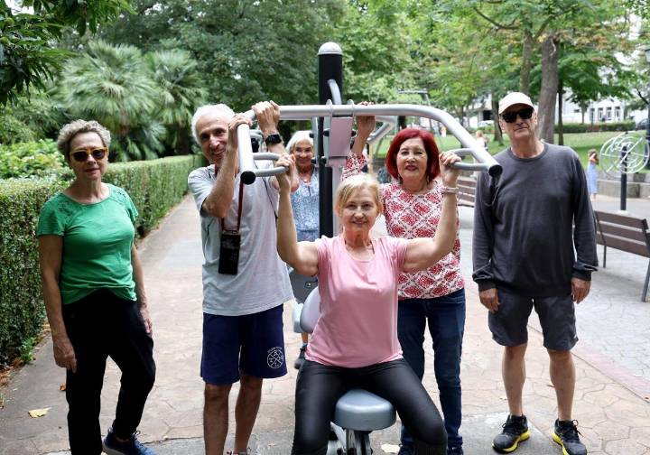 Gimnasios al aire libre en Oviedo para «socializar y pasar tiempo de ocio»