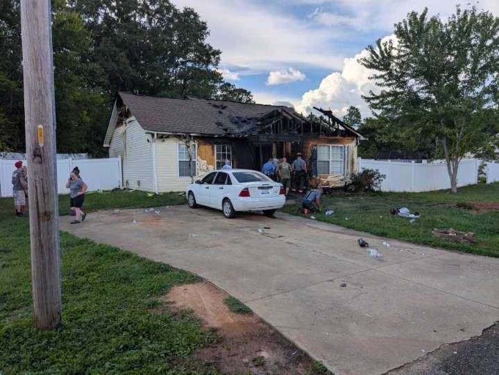 Everyone safe after house fire in Gaffney