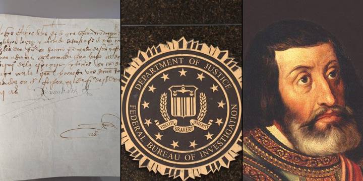 FBI devuelve al gobierno mexicano manuscrito robado de Hernán Cortés