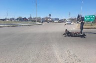 Un motociclista resultó herido tras un choque en la Rotonda Sur