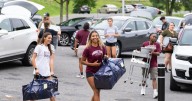 Fairmont State University welcomes new students to campus through move