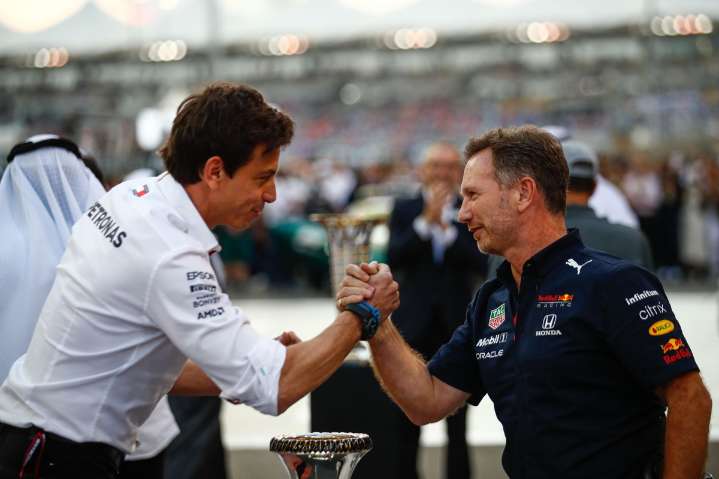 Toto Wolff reveals Christian Horner's text after Red Bull F1 exit