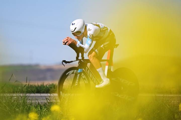 Pablo Castrillo, ciclista del Movistar: “Cuanto mayor es el rival y el reto, más me motivo”