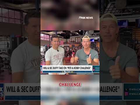 WATCH: Will Cain and Sean Duffy take on the 'Pete & Bobby Challenge' #fitness #shorts #challenge