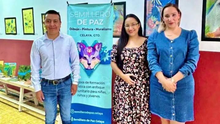 Inauguran en Rincón de Tamayo la exposición colectiva “Sembrando arte”