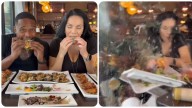 Un vehículo choca contra una youtuber mientras grababan un video en un restaurante: “El mañana no está prometido”