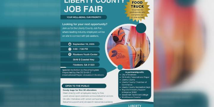 Job fair to be held in Liberty Co. for those impacted by International Paper closure