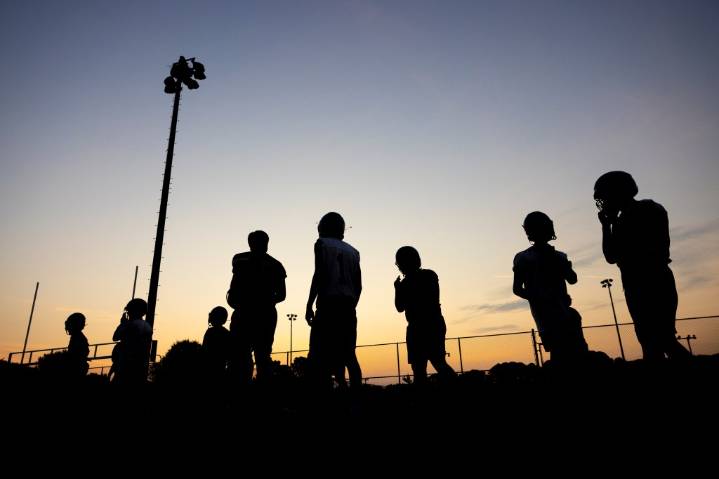 First official day of football practice has everyone excited