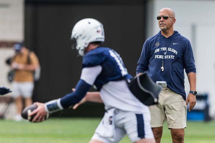 James Franklin talks position changes, additional seating at Beaver Stadium and more
