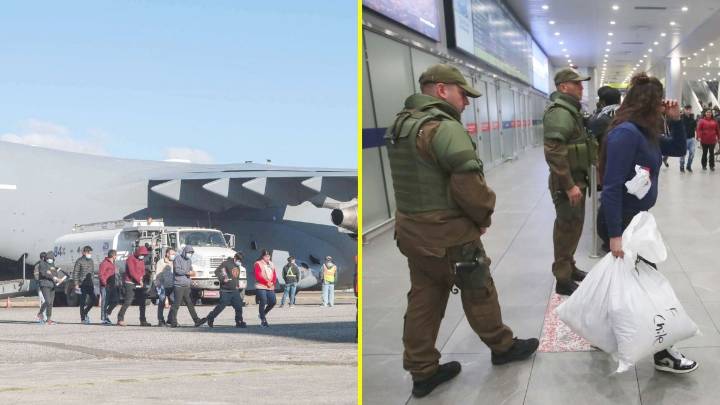 Cuarto vuelo con 18 ciudadanos chilenos deportados desde EEUU aterriza en Santiago