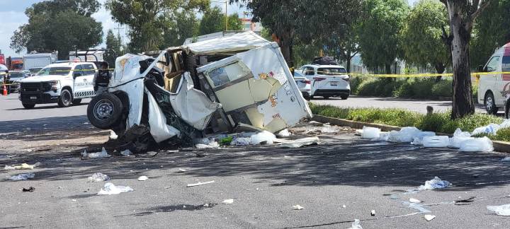 Brutal choque en 45 sur deja un muerto y un herido