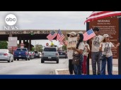 Opening of new migrant detention center in Texas met with protests