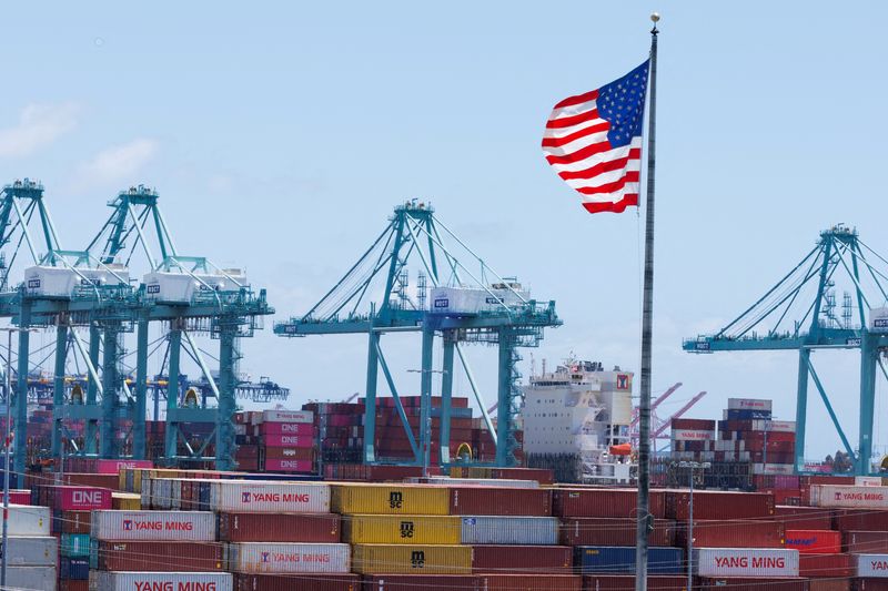 US goods trade deficit widens sharply in July