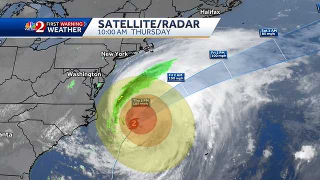 Hurricane Erin pulling away from eastern U.S. coast