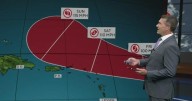 Tropical Storm Erin continues track through the Atlantic, expected to strengthen