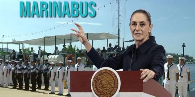 Sheinbaum inaugura el Marinabus en Acapulco