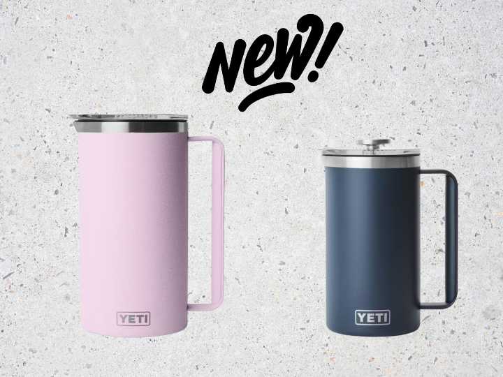 YETI launches ceramic Durasip Collection with water pitcher, French press
