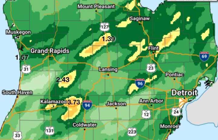 Weather Incredible rain amounts yesterday, from flood to still severe drought