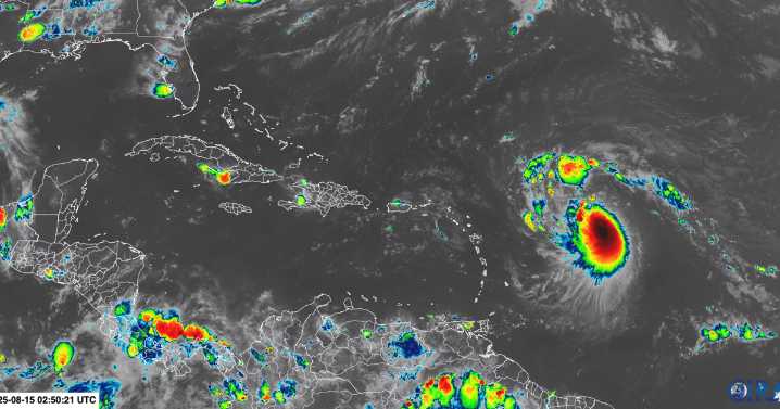 Erin becomes the Atlantic season’s first hurricane. It’s set to rapidly intensify this weekend