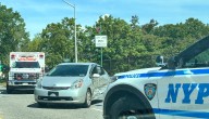 One person brought to hospital following 2-car crash on Staten Island