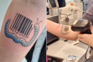 Woman Tattoos 'Scannable' Red Bull Barcode on Her Forearm (Exclusive)