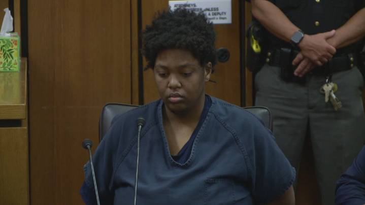 Bionca Ellis due back in court: Murder suspect faces judge again today in deadly stabbing of 3