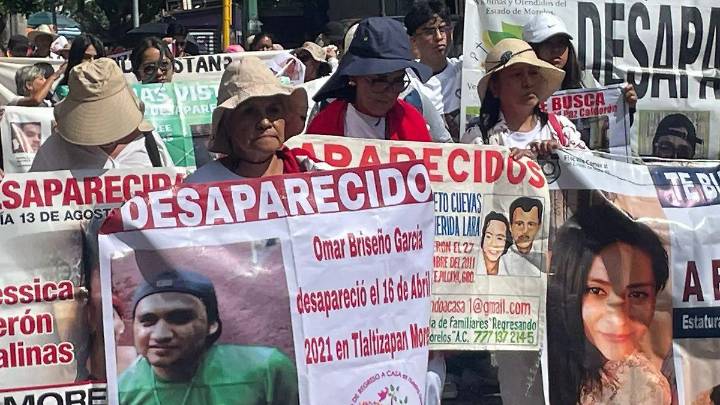 Colectivos en Morelos exigen justicia y verdad por personas desaparecidas