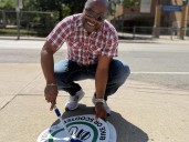 'Shameless' councillor puts name all over ward’s sidewalks