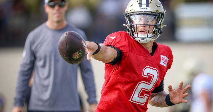 Saints QB observations: Spencer Rattler gaining momentum in starting competition