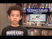 Kidcaster Esteban gives your Wednesday morning forecast from Garden Lakes Elementary School