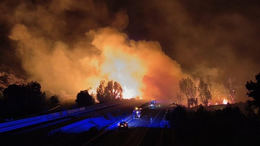 VÍDEO | Así se está desarrollando el incendio en Jarilla: el más grande este año