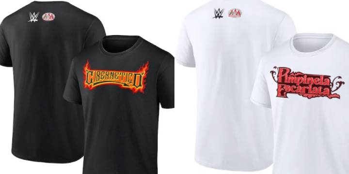WWE saca a la venta playeras de Pimpinela Escarlata, Cibernético y más luchadores de la Triple A