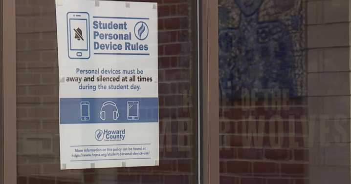 Policy that bans cell phone use during the school hours to stay this school year in Howard County