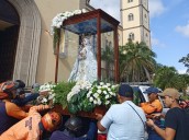 Peregrinación “Ruta de Fe” lleva la imagen de la Virgen del Valle a instituciones y centros de salud en Monagas