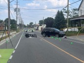 Man critically injured after motorcycle collides with SUV in London